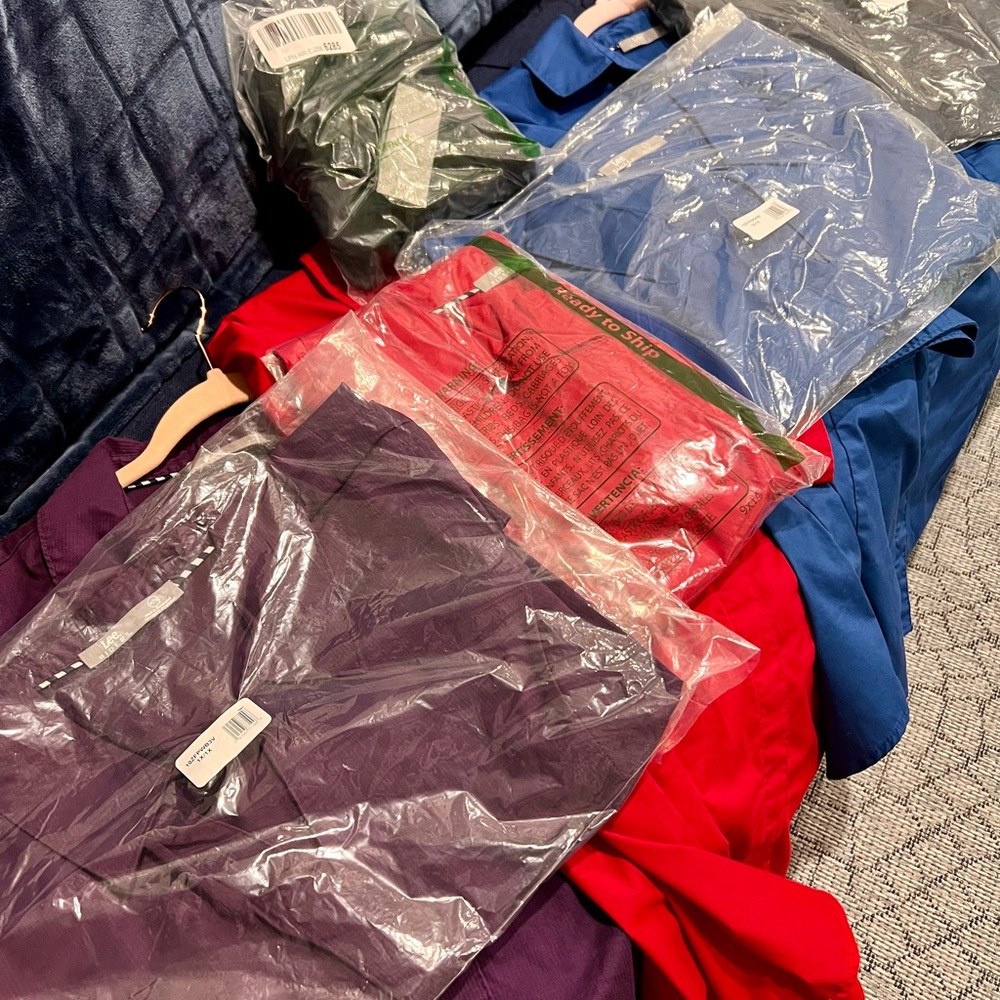 Lee Riders - five (5) plus size women’s  blouses .  1X